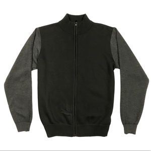 Cambridge Classic Black Zip Up Sweater